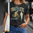 Triatleta Triatlones Triatlón Deportes Camiseta unisex Regalos para ella