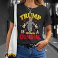 Trump Is A Criminal Anti Trump Impeach The President T-Shirt Gifts for Her