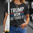 Trump Hat Gewonnen Komm Darüber Hinweg Lustig Trump 2024 T-Shirt Geschenke für Sie