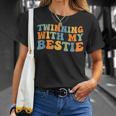 Twinning With My Bestie Spirit Week Twin Day Best Friend T-Shirt Gifts for Her