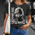 Udinese Con Orgoglio Onore Tradizione Udinese Ultras Italia Maglietta Regalos para ella