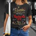 Una Regina È Nata Il 17 Settembre 17 Settembre Maglietta Regalos para ella