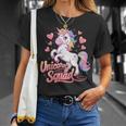 Unicorn Squad Birthday Party Unicorn Girl T-Shirt Gifts for Her