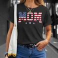 Usa Patriotic Mom Mother's Day American Flag 4Th Of July Mom T-Shirt Gifts for Her