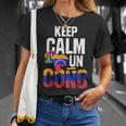 Venezuela Freedom Keep Calm Un Cono Banderaenezuela T-Shirt Geschenke für Sie