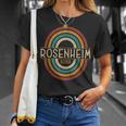 Vintage 8200 Rosenheim Retro Alte Postleitzahl T-Shirt Geschenke für Sie