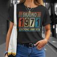 Vintage Giugno 1971 53 Compleanno Anni Uomo Donna Maglietta Regalos para ella