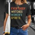 Vintage Retro Sport Lover Todos Relojes Deportes Camiseta unisex Regalos para ella