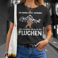 With Wandern Ich Werde Nicht Aufgeben Aber Die Ganz Zeit Sluchen T-Shirt Geschenke für Sie