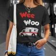 Wee Woo Ambulance Amr Divertente Regalo Paramedico Emt Emt Maglietta Regalos para ella