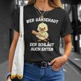 Wer Gänsehaut Der Schlägt Auch Enten T-Shirt Geschenke für Sie