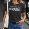 Wine Lovers Riesling Sparkling Wine Drinker Joke Saying T-Shirt Geschenke für Sie