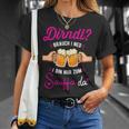 Women's Dirndl Costume I Ned Bin Nur Zum Sauffa Da Oktoberfest T-Shirt Geschenke für Sie