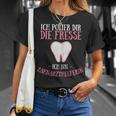 Women's Ich Polier Dir Die Fresse Ich Bin Zahnarzthhelfer T-Shirt Geschenke für Sie