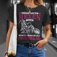 Women's Motorcycle Saying Biker Heute Fahren Sie Motorcycle T-Shirt Geschenke für Sie