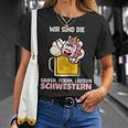 Women's Wir Sind Die Saufen Feistern W T-Shirt Geschenke für Sie