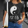 Ying Yang Tao Symbol Taoismo Harmony Balance Taoismo Maglietta Regalos para ella