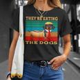 They’Re Eating The Dogs Retro Dachshund Weiner T-Shirt Gifts for Her