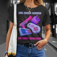 Zum Zocken Geboren Zum Arbeit Forces I Console Ps5 Gaming T-Shirt Geschenke für Sie