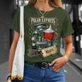All Aboard Polar Express Christmas North Pole Christmas T-Shirt Gifts for Her