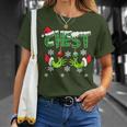 Chest Nuts Matching Chestnuts Christmas Snow Couples Women T-Shirt Gifts for Her