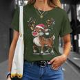 Christmas Cute Reindeer Red Nose T-Shirt Geschenke für Sie