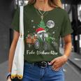 Fröhliche Weihnachten Santa Tractor Bauer Fährt Christmas T-Shirt Geschenke für Sie