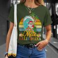 Mele-Kalikimaka Retro Santa Claus Shaka Hawaii T-Shirt Geschenke für Sie