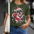 Rauhaardackel Dog Christmas T-Shirt Geschenke für Sie