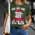 Santa Claus Beer Christmas Ho Ho Hol Mir Mal Ein Bier T-Shirt Geschenke für Sie