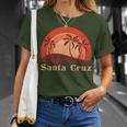 Santa Cruz Ca California 70S 80S Retrointage T-Shirt Geschenke für Sie