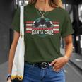 Santa Cruz Ca California Retro 70S 80S Surfer T-Shirt Geschenke für Sie