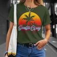 Santa Cruz Ca California Retro Sunset T-Shirt Geschenke für Sie