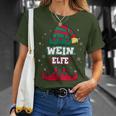 Wine Elf Partner Look Christmas T-Shirt Geschenke für Sie