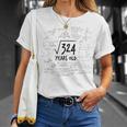 18° Compleanno Radice Di 324 Matematica Nerd Matematica Maglietta Regalos para ella