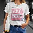 1976Intageintage Birthday Retro Disco Women's Pink T-Shirt Geschenke für Sie