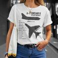 A-7 Corsair Ii Per Aerei Maglietta Regalos para ella
