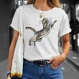 Acquerello Gatto Disegno Gattino Con Cappuccio Kitty Mausi Maglia Con Maniche Raglan Maglietta Regalos para ella