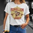 Angler Fischer Slogan Boys Fishing Angel Green T-Shirt Geschenke für Sie