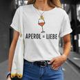 Aperol Spritz Gleich Liebe Fun Gray T-Shirt Geschenke für Sie