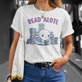 Axolotl Reading A Book Read Alotl Books Axolotl Book T-Shirt Gifts for Her