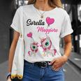 Bambino Sorella Maggiore 2024 Unicorno Bambina Maglietta Regalos para ella