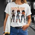 Black Cowgirl Western Rodeo Melanin History Howdy T-Shirt Gifts for Her
