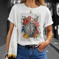 Cervello Cuore Anatomia Fiori Medico Neurologo Maglietta Regalos para ella