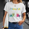 Children's 3Rd Birthday Ich Bin Schon 3 Jahre Junge Kleine Monster T-Shirt Geschenke für Sie