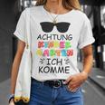 Children's Attention Kindergarten Ich Komme 1St Tag Kita T-Shirt Geschenke für Sie