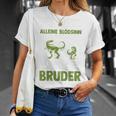 Children's Ein Glück Werde Ich Großer Bruder Dinosaur T-Shirt Geschenke für Sie