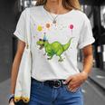 Children's Geburtstags 5 Jahre Junge Dinosaurier Dino Ich Bin 5 T-Shirt Geschenke für Sie