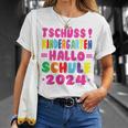 Children's Tschüss Kindergarten Hello School 2024 1St Class T-Shirt Geschenke für Sie