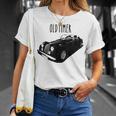 Coche Antiguo Británico Morgaen – Plus 4 O Plus 8 Camiseta unisex Regalos para ella